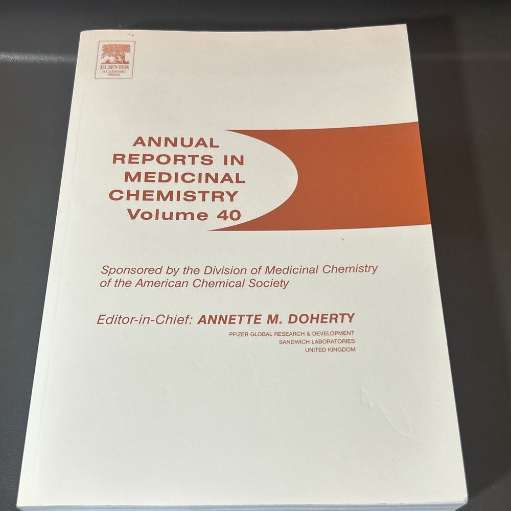 ANNUAL REPORTS IN MEDICINAL CHEMISTRY (VOLUME 40) By Annette M. Doherty